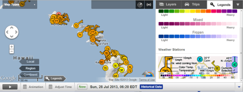 7-28-13 Hawaii Wind Weather