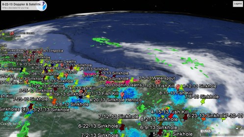 8-22-13 VA NJ Weather