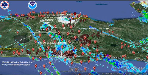 12-24-13 Florida Radar Fish Kills