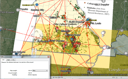 Missouri Doppler, Sinkholes, Frog Disease