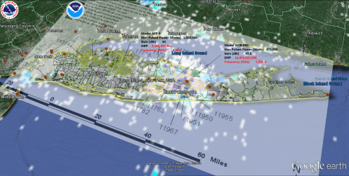 long island radiation reflection