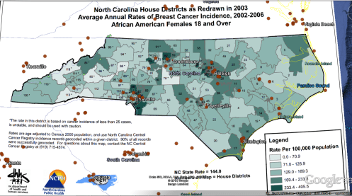 NC breast cancer AAF