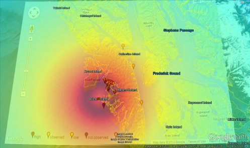 Sea Star Wasting Radar Sitka