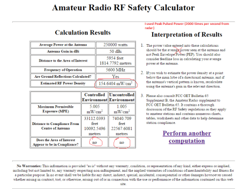 RF Calculator