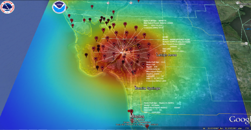 Coral Gables Manatees Radar Power