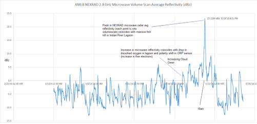 KMLB Melbourne NEXRAD Radar Avg Reflectivity